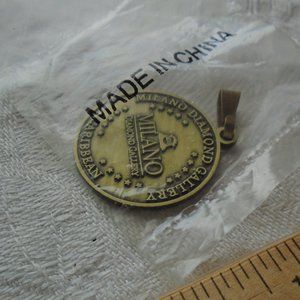 Milano Diamond Gallery coin pendant for the Caribbean Curacao
